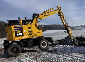 Demolice stožárů V 403 Prosenice - Nošovice